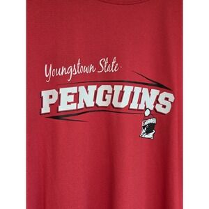 Youngstown State Penguins Shirt Mens‎ Medium Red NCAA College Pel Athletic Tee